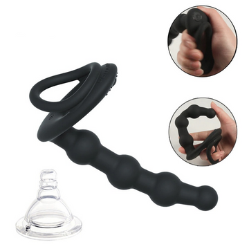 Double Penetration Strap On Anal Vibrator For Couples / Anus Plug G-Spot Dildo Vibrator - EVE's SECRETS